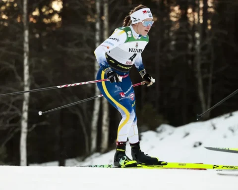 Cross-country skiing Ebba Andersson dominates the mass start of the Scandinavian Cup in Östersund, a Norwegian hat-trick in the men’s race