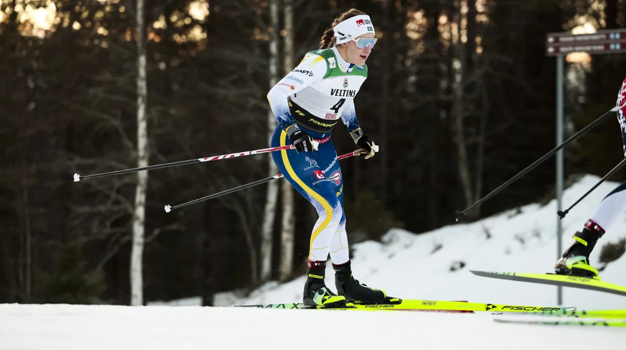Cross-country skiing Ebba Andersson dominates the mass start of the Scandinavian Cup in Östersund, a Norwegian hat-trick in the men’s race